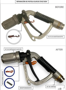 REPARACION DE PISTOLA ELAFLEX ZVG2