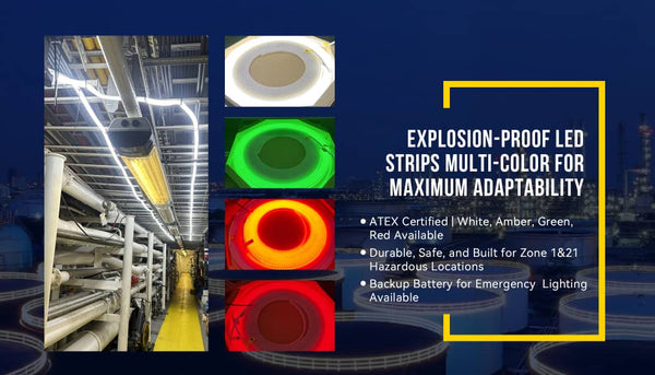 TIRA LED DE COLORES A PRUEBA DE EXPLOSION USO INDUSTRIAL