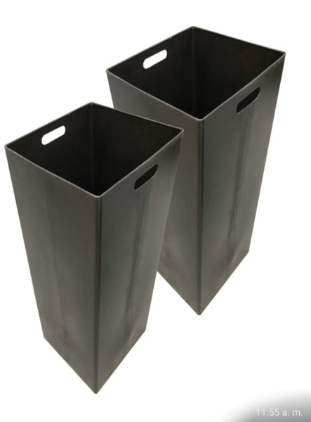 BOTE DE BASURA CON CENTRO DE SERVICIO INTEGRADO