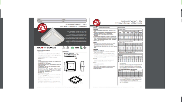 LUMINARIA Scottsdale vertex 15411 LUMENS 103 Watts