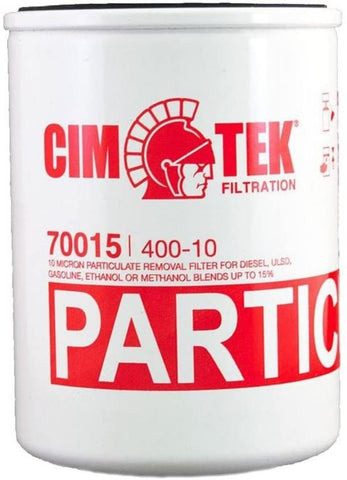 CIMTEK 70015 - 400-10 Filtro de 1" de entrada 10 micras para Gasolinas (caja 12 piezas)