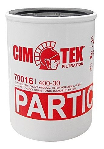 Copia de CIMTEK 70016 - 400-30 Filtro de 1" de entrada 30 micras para Diesel (caja 12 piezas)