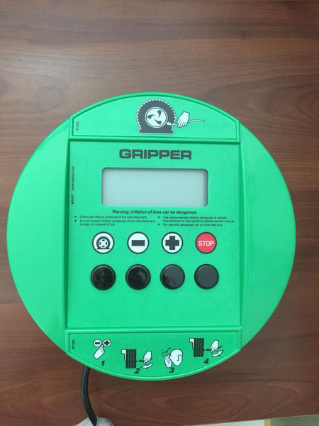 Gripper, cabezal electrónico para dispensarios agua aire stockair 150 psi gris/verde