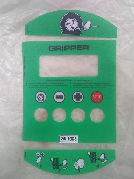 Carátula para cabezal STOCKAIR modelo GRIPPER